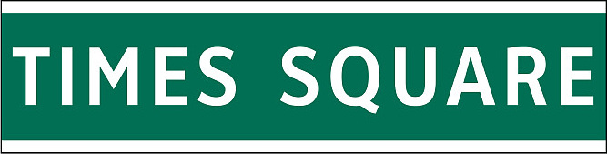 Times Square 时代广场标志